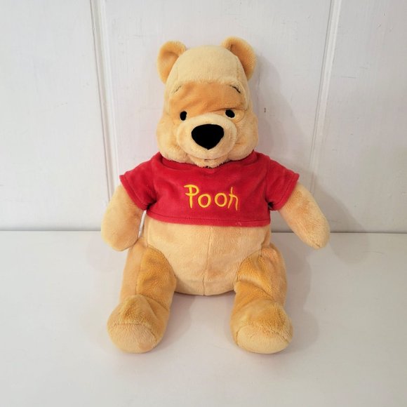 Disney Store Super Soft Winnie the Pooh 12" Stuffed Bear - Picture 1 of 7